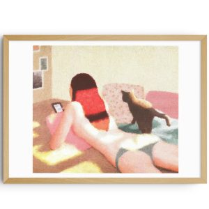 Lámina A3 - Saho Wajimaya - Recién salido del baño