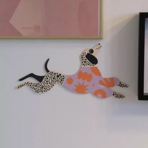 Pepper, el perro dálmata  decoración de pared de madera