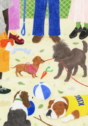 Puzzle Jour Férié "Sortir le chien" 1000 piezas