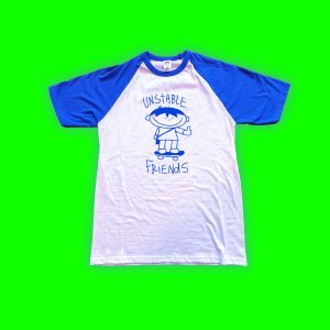 Camiseta skater mangas azules Unstable Friends