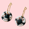 Pendientes Smiley Damero
