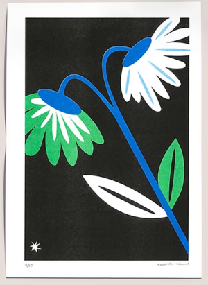 Flowers in Black