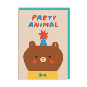 Tarjeta "Party Animal"