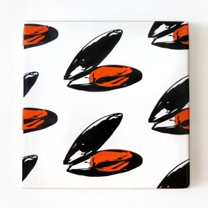 Salvamenteles de cerámica Mejillones