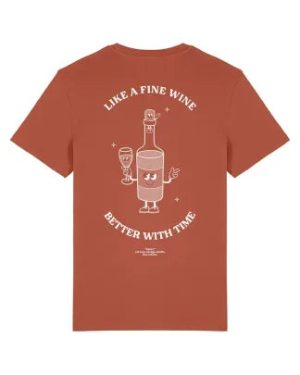 Camiseta Orgánica Unisex "Fine wine"